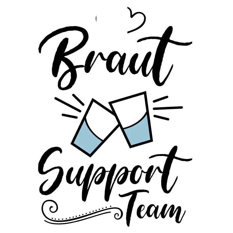 braut support team kurze