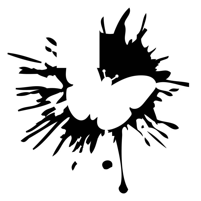 schmetterling graffiti farb klecks spritzer farbe