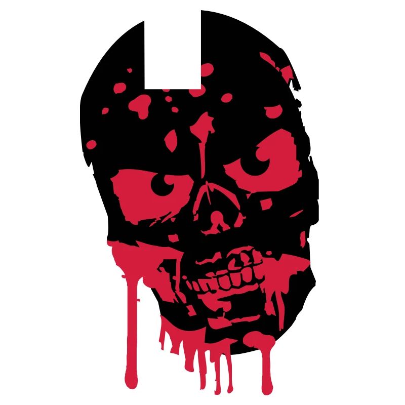 Skull Head skull blood zombie