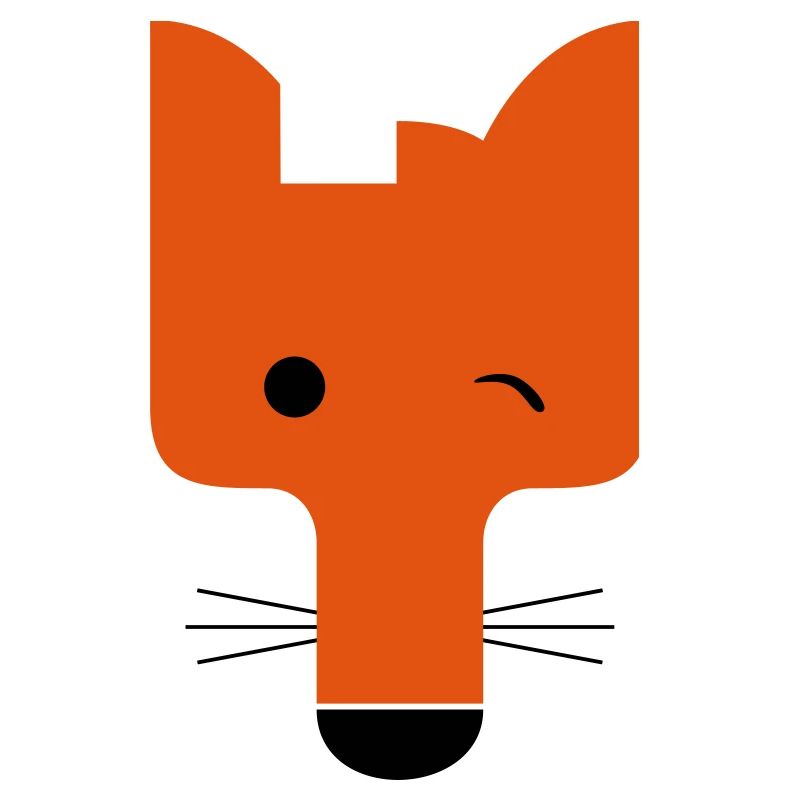 Fox blinking