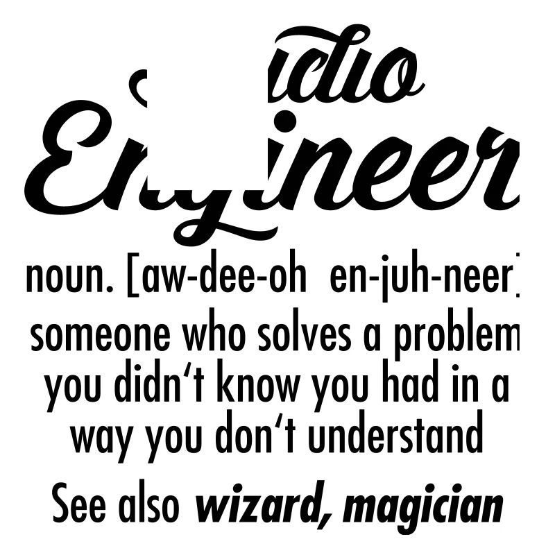 Audio Engineer - Definition