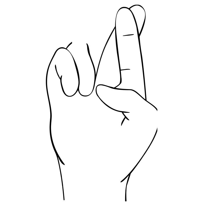 Signe à la main