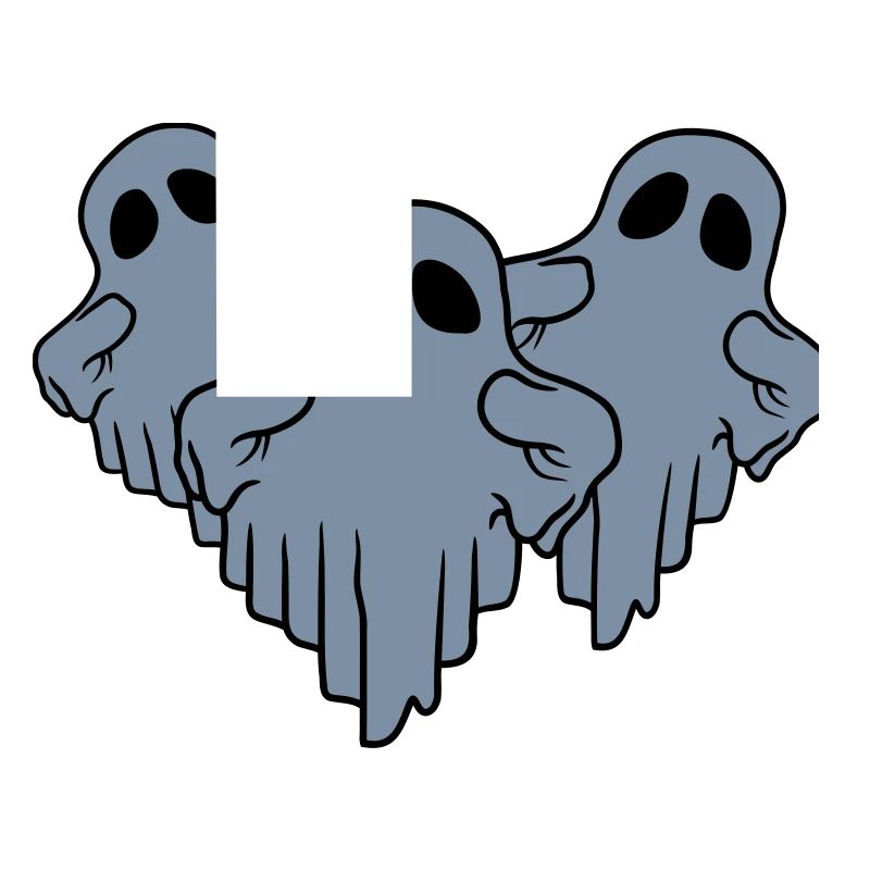 3 funny floating ghosts