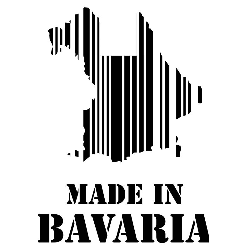 Made in Bavaria Barcode Karte Geschenkidee