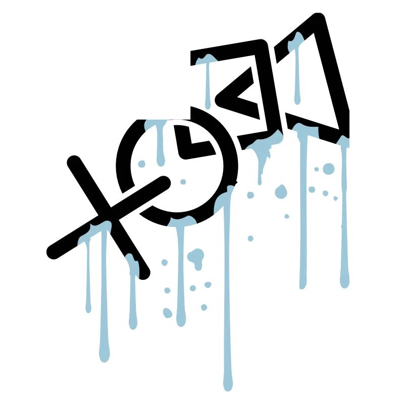 wet drip graffiti controller silhouette cool X vie