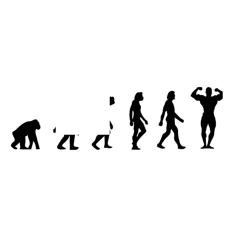 Die Evolution von Bodybuilding