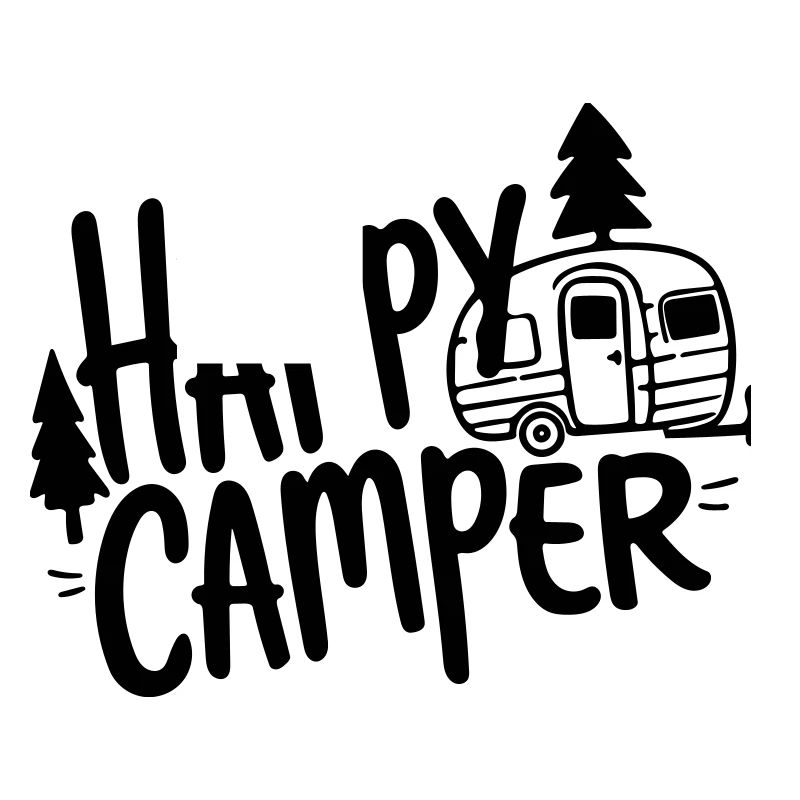 campeur heureux