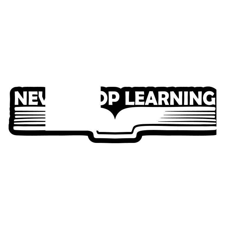 never stop learning Zitat