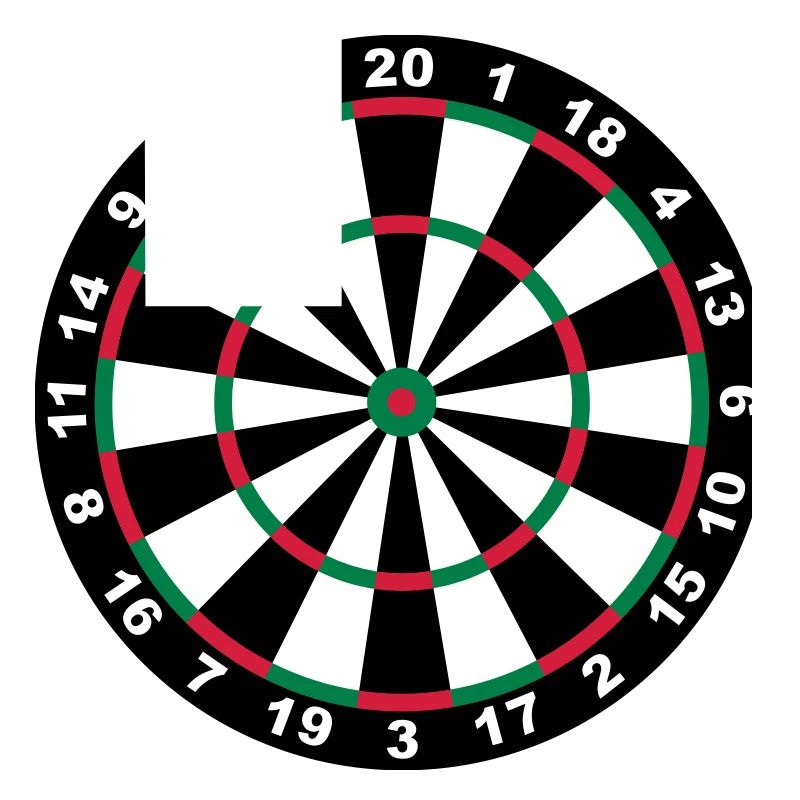 Cible de fléchettes