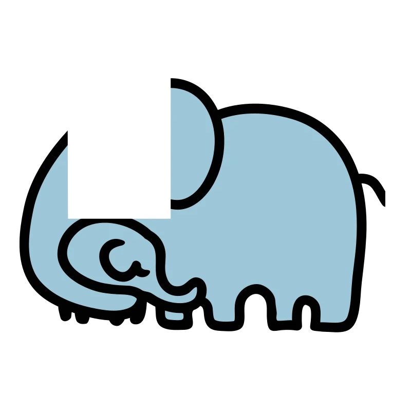 Mutter - Kind Elefant