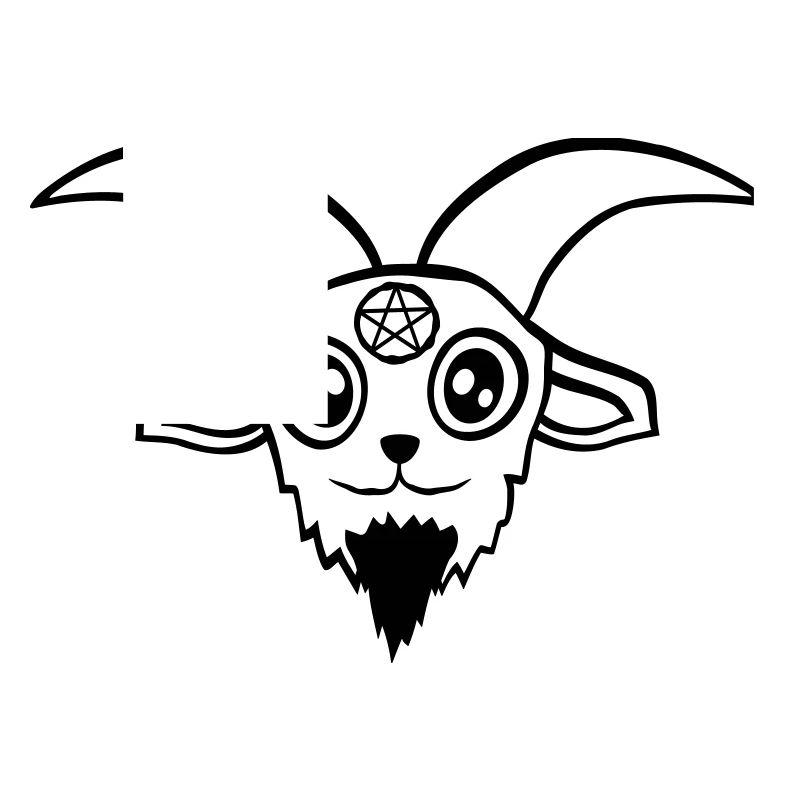 Pentagram Devil Goat