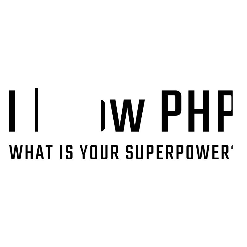 Je connais PHP