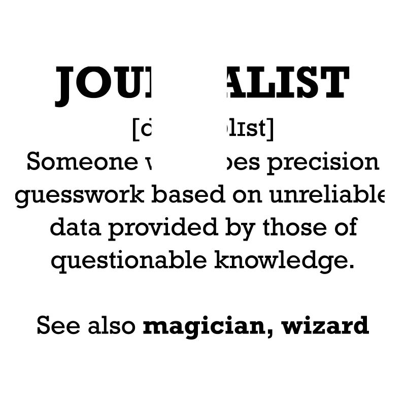 Journalist - wizard