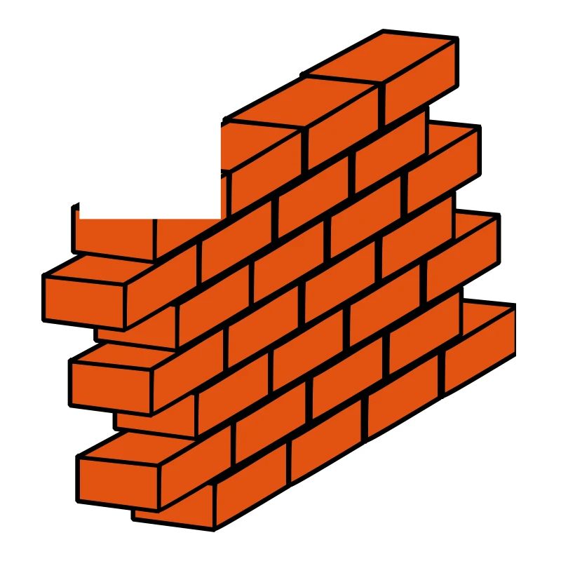 Backsteinmauer