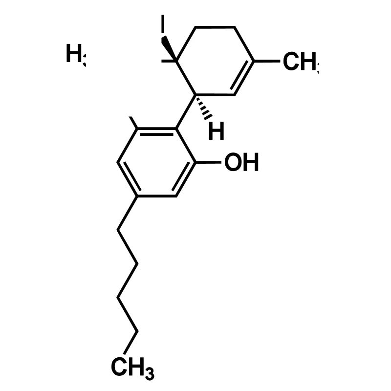 THC Tetrahydrocannabinol Molecule Cannabis