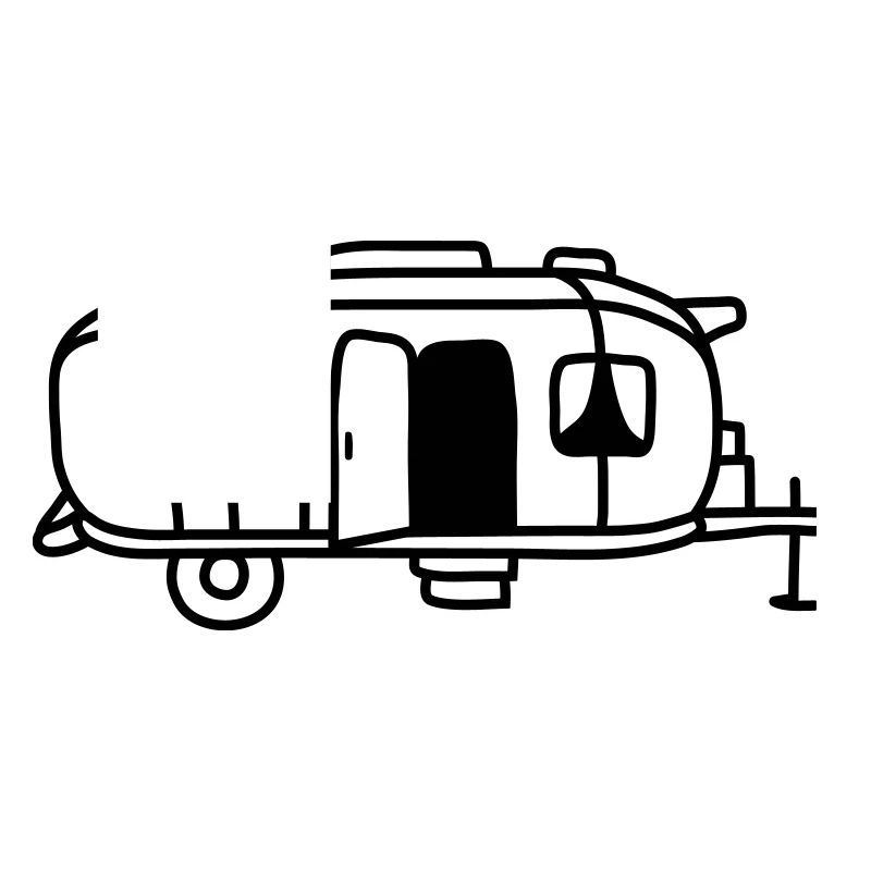Comic Design Camping Cart