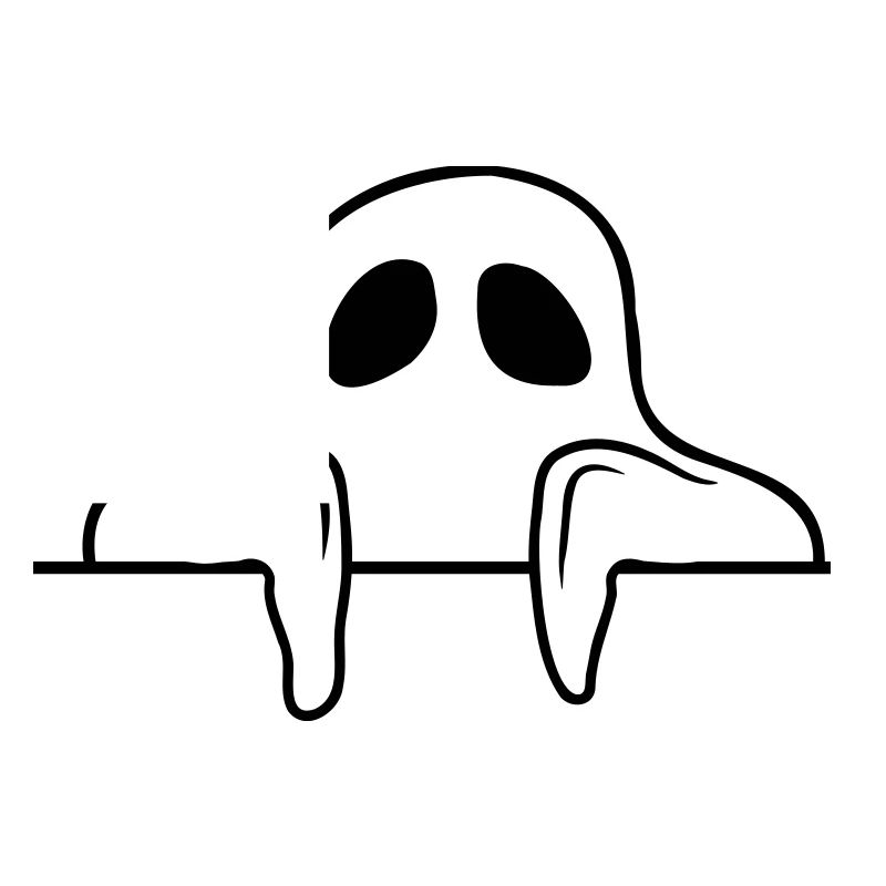 Comic Ghost Derrière le mur