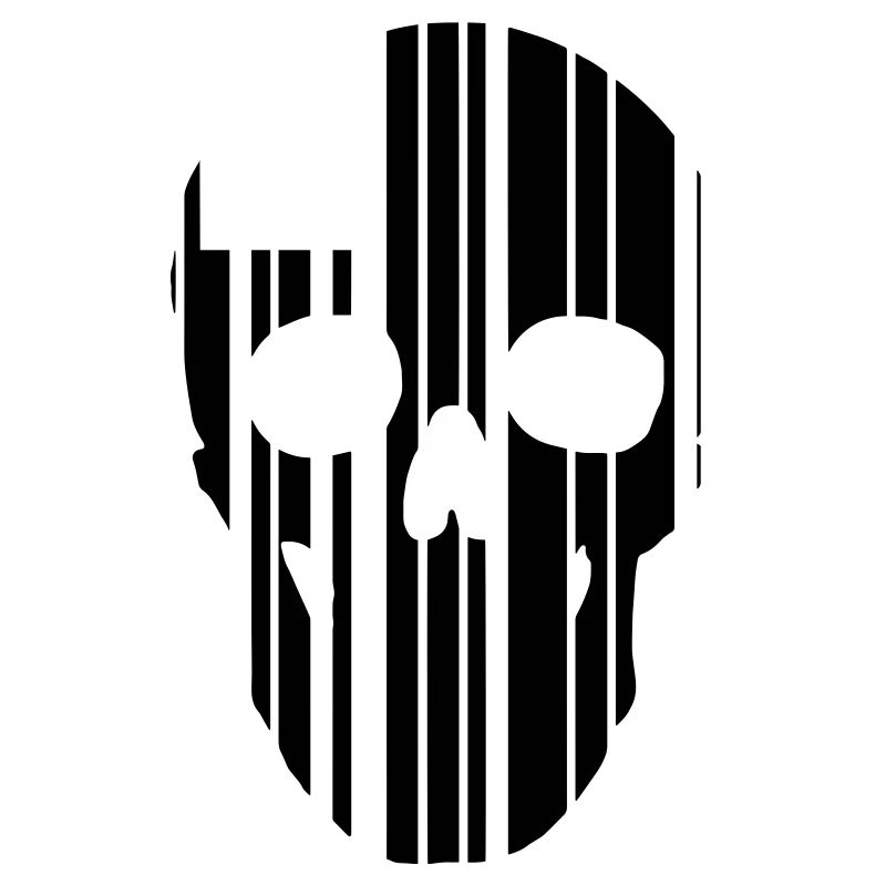 Barcode Schädel