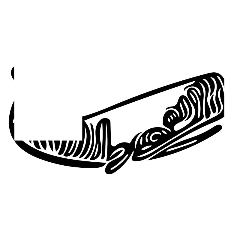Vector Whale Drawing Style
