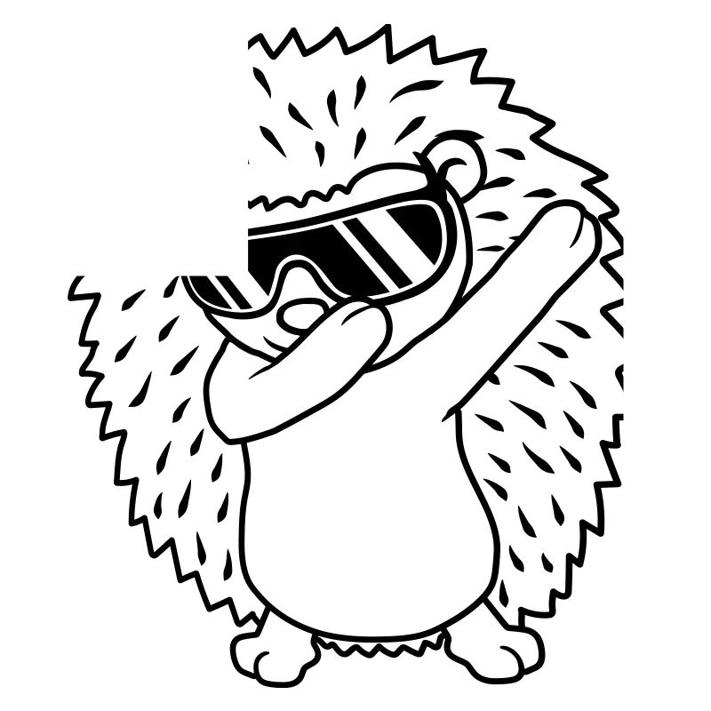 dabbing hérisson dab danse