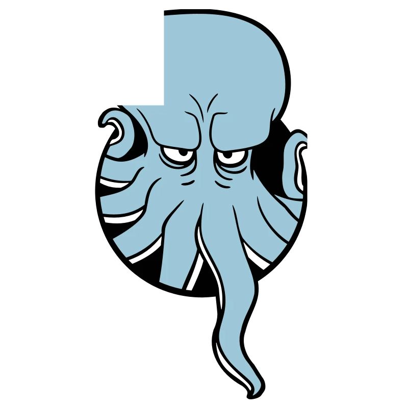Octopus Hole Tentacle Annoyed Show Evil Eye