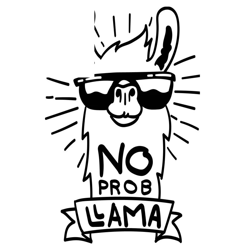 No ProbLlama - cool lama gift