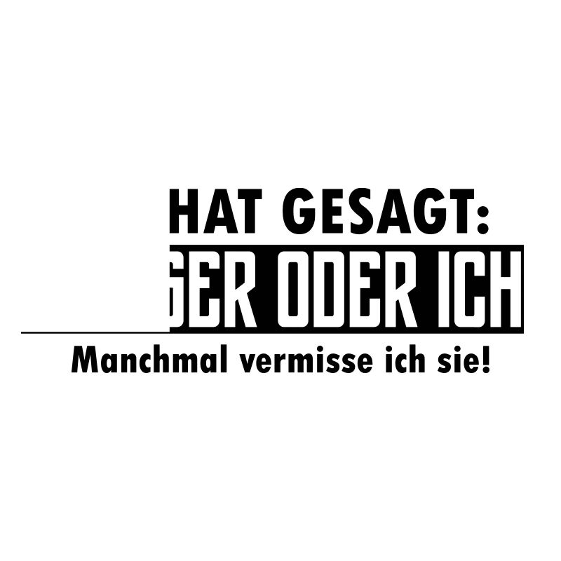bagger oder ich