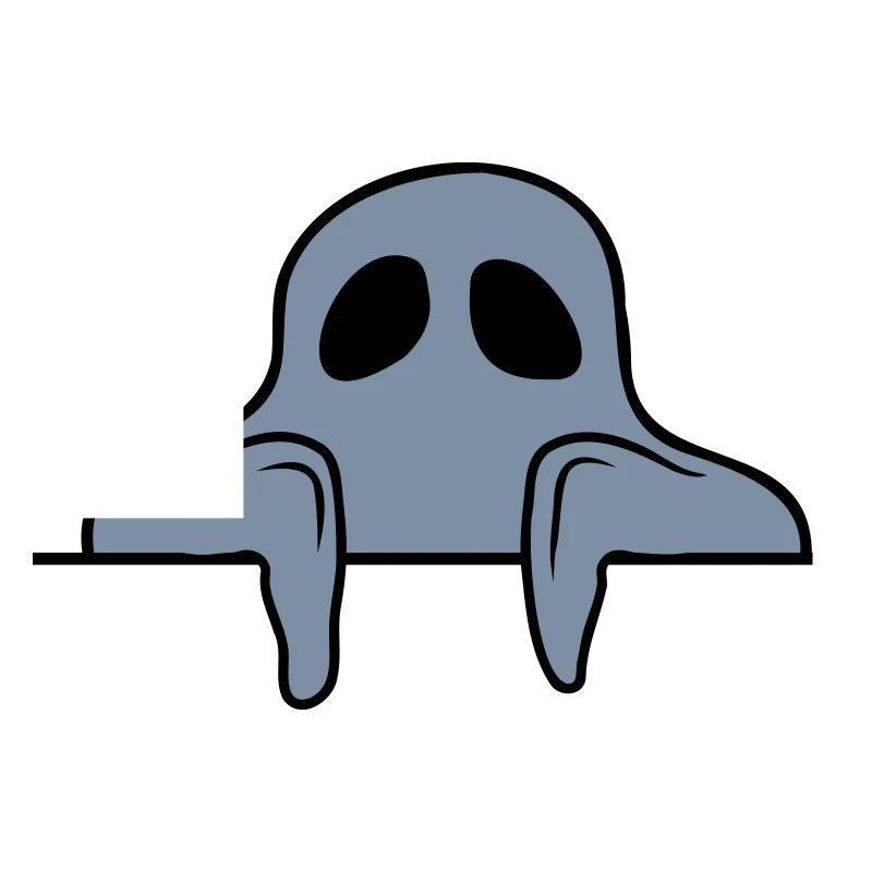 Geist hinter Mauer Comic