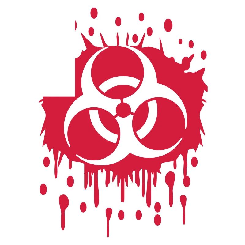 Biohazard Blut Graffiti