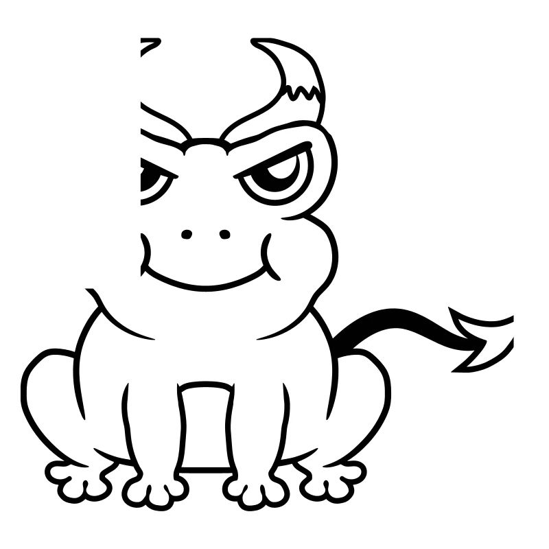 Evil Devil Horns Frog
