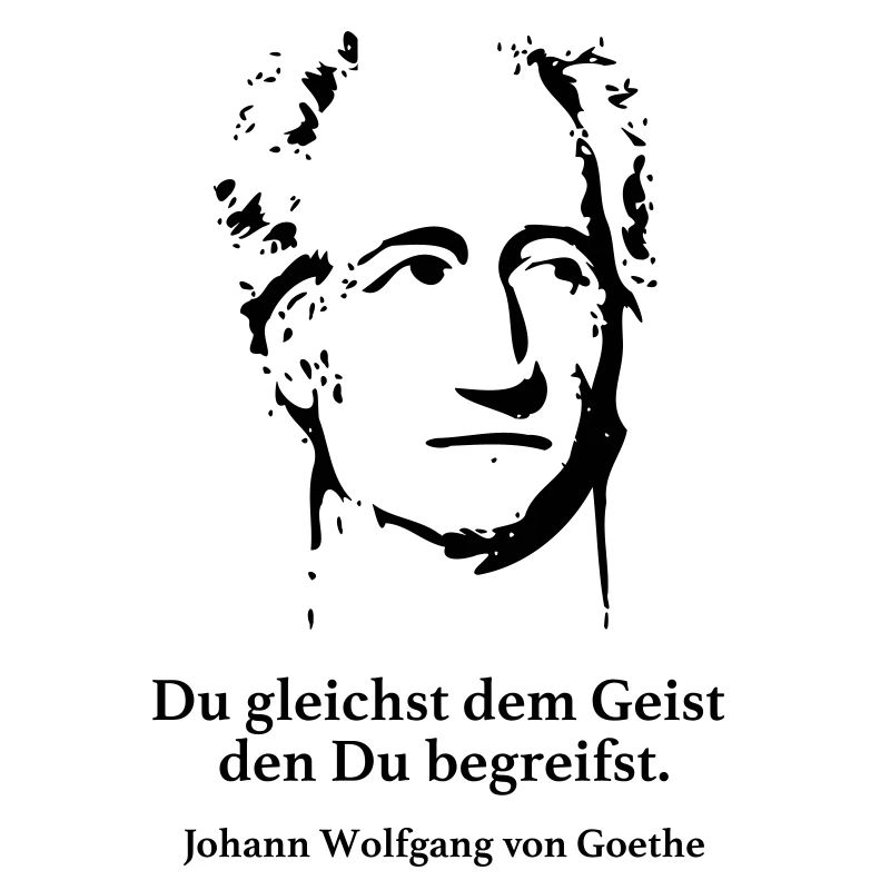 Goethe: Du gleichst dem Geist, den Du begreifst.