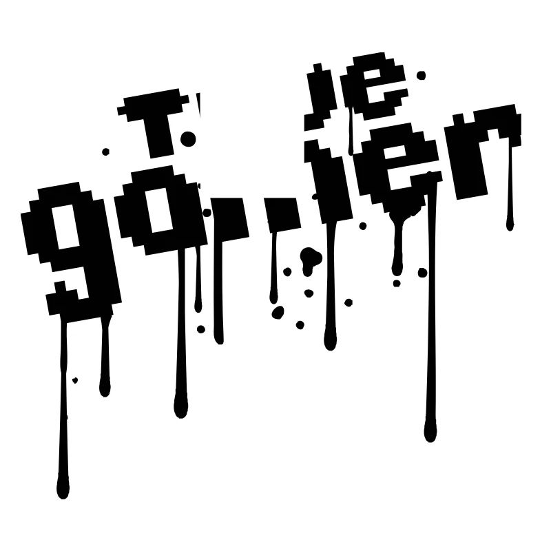 pixel true gamer 8 bit retro old font text blood d