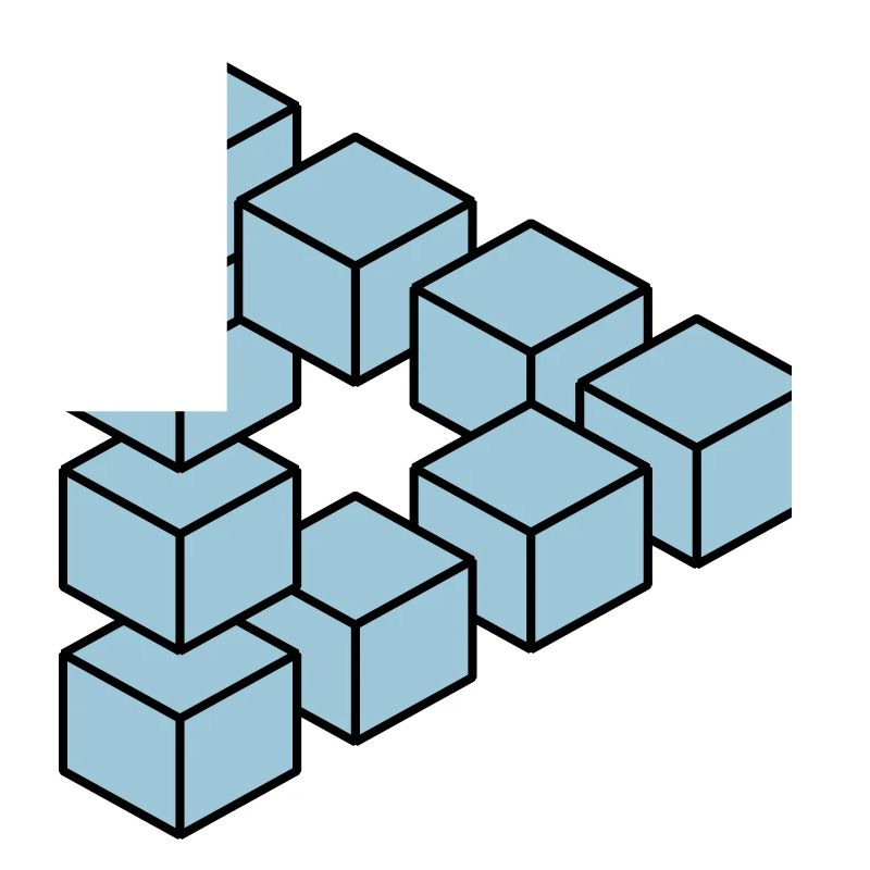 Optical illusion - Impossible figure