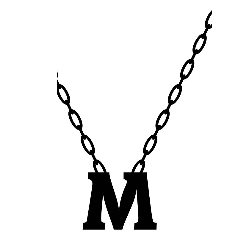 Buchstabenkette Initial M