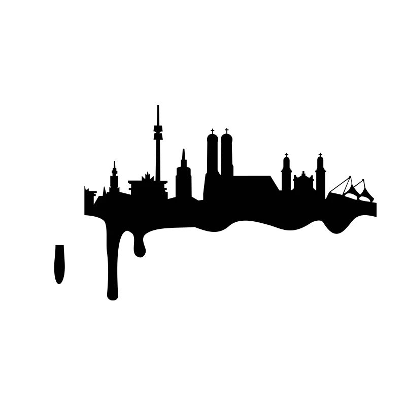 Skyline München Farbe