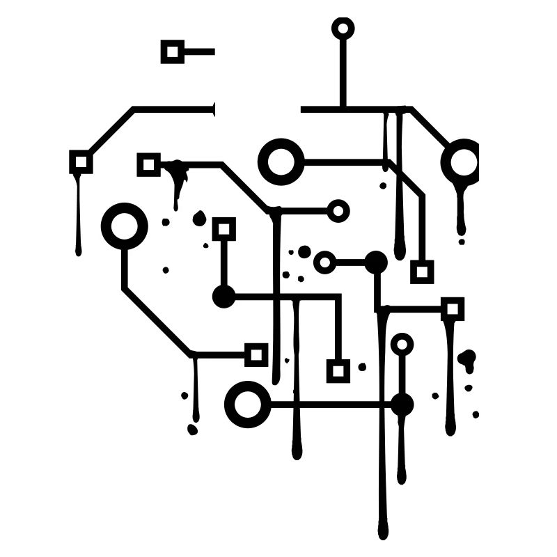 drop graffiti spray circuit wire data mic