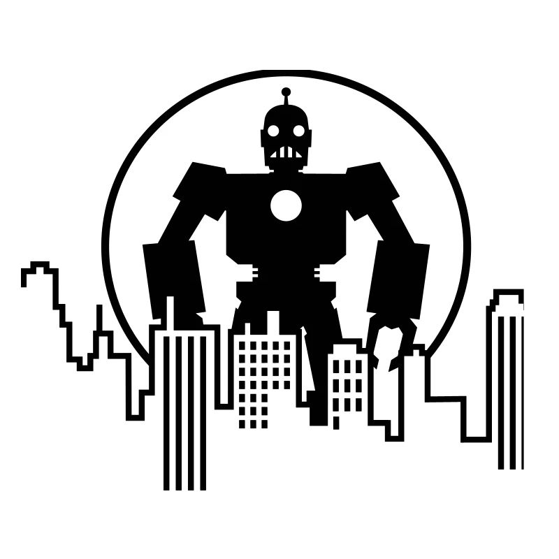 Robot Skyline – Sci-Fi Android Silhouette Shirt