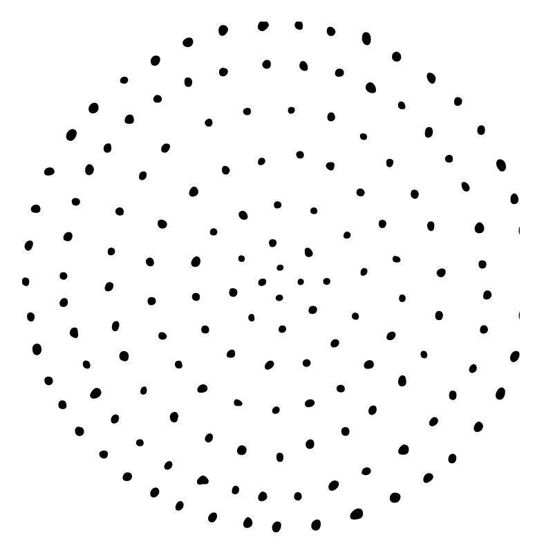 Dotted dots circle dots pattern gift