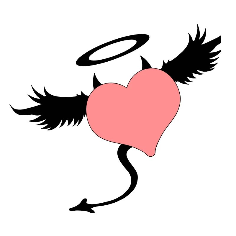 angel devil symbol