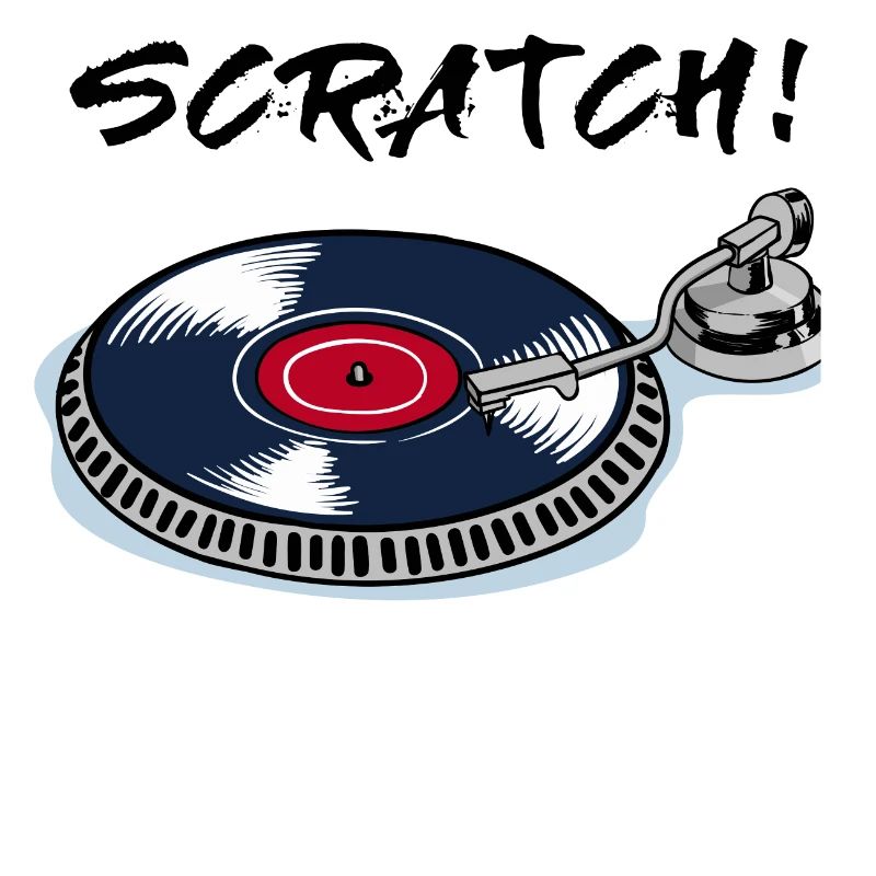 Scratch turntable record player beatbox vinyl