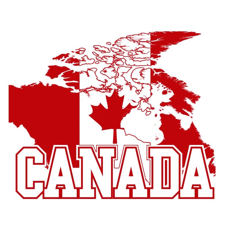 Globe Tee du drapeau de l’érable canadien