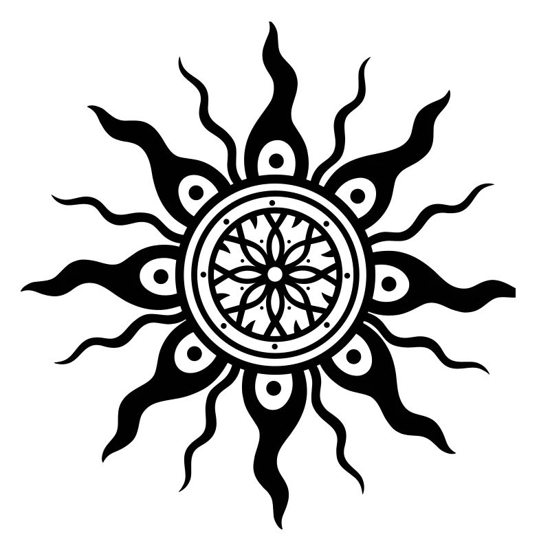 Sonne Sonnenrad Mittsommer