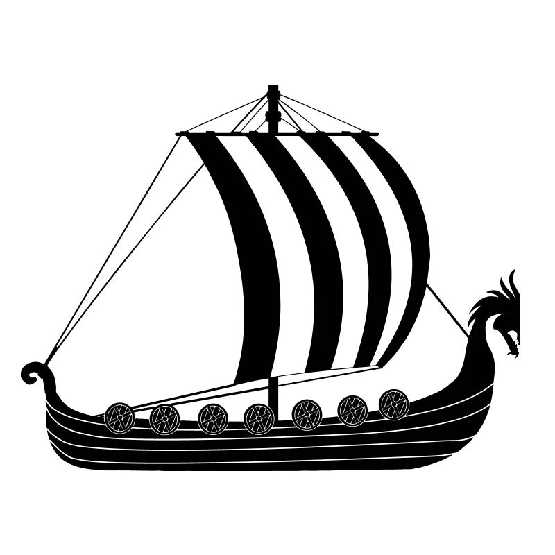 Wikinger-Drachenschiff
