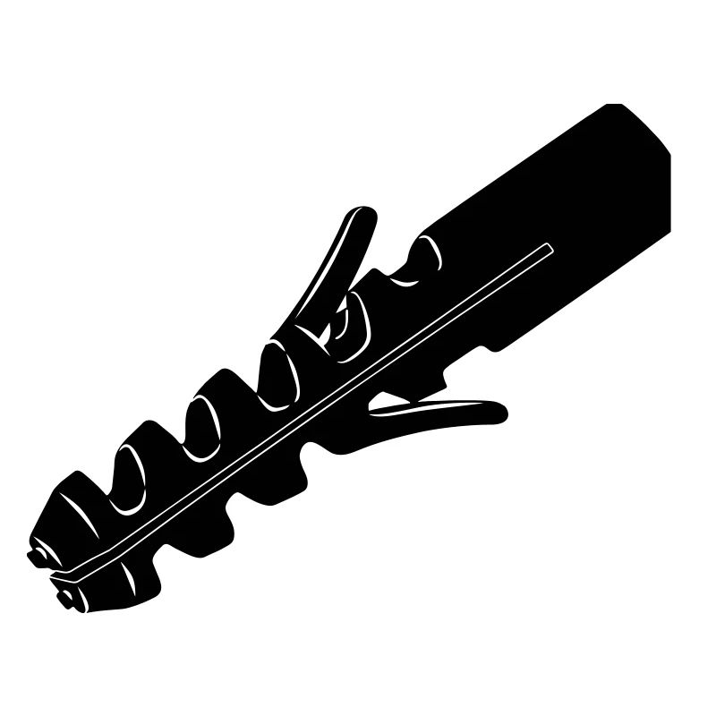 Fiche murale pour vis