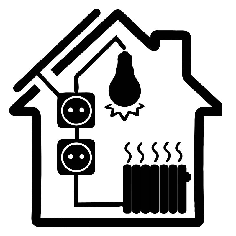 Haus mit Solarenergie