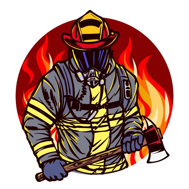 Fire brigade fire fire protection firefighter rescuer