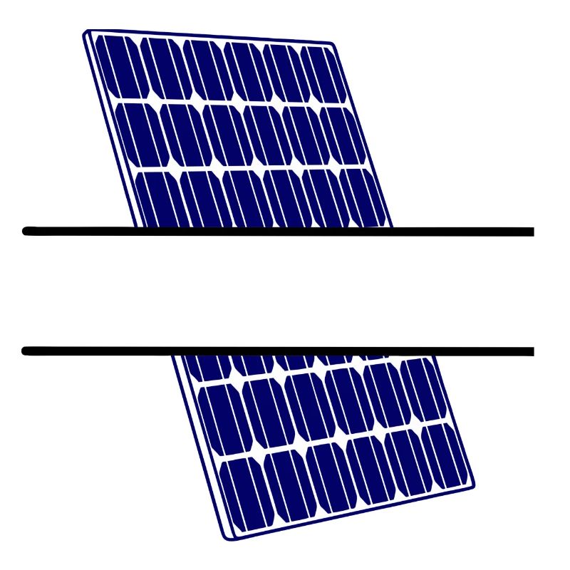 Solar panel for generating energy