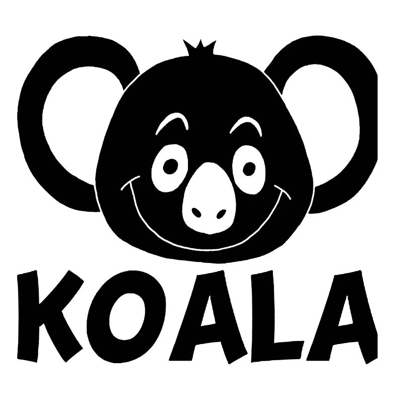 Schwarzer Koala