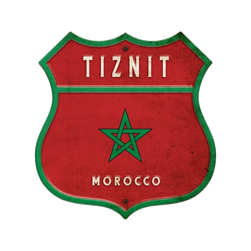 Design du drapeau marocain de Tiznit