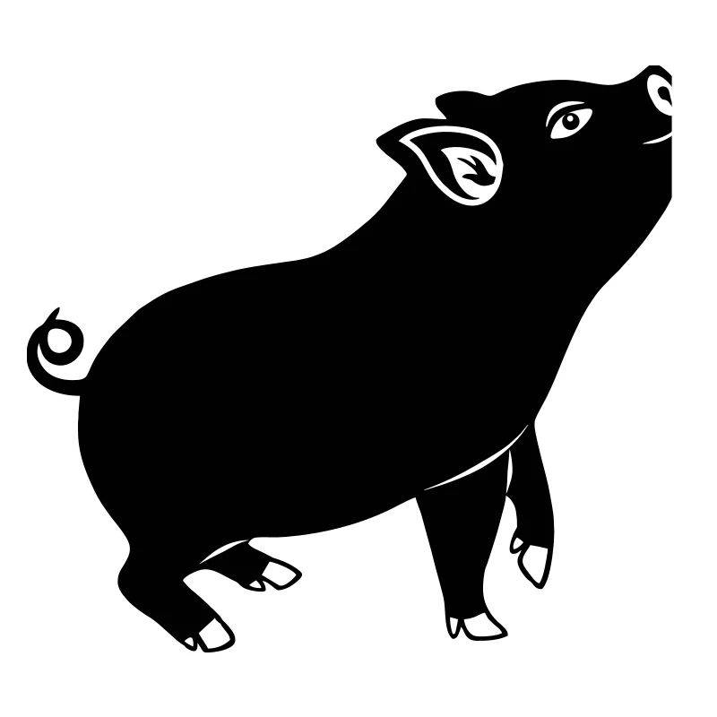 Pig emblem Shadow image